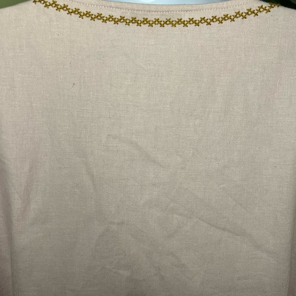 MADEWELL Embroidered Sleeve Popover Midi Dress Size Medium - Picture 9 of 13